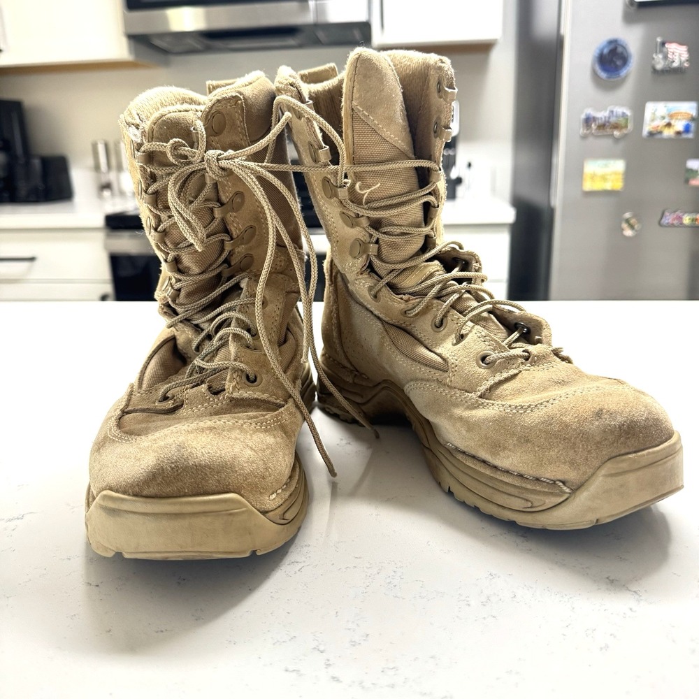 Danner 26018 Desert TFX Rough Out Tan 8" Combat/Work Boots‎ Women's Size 6.5 M